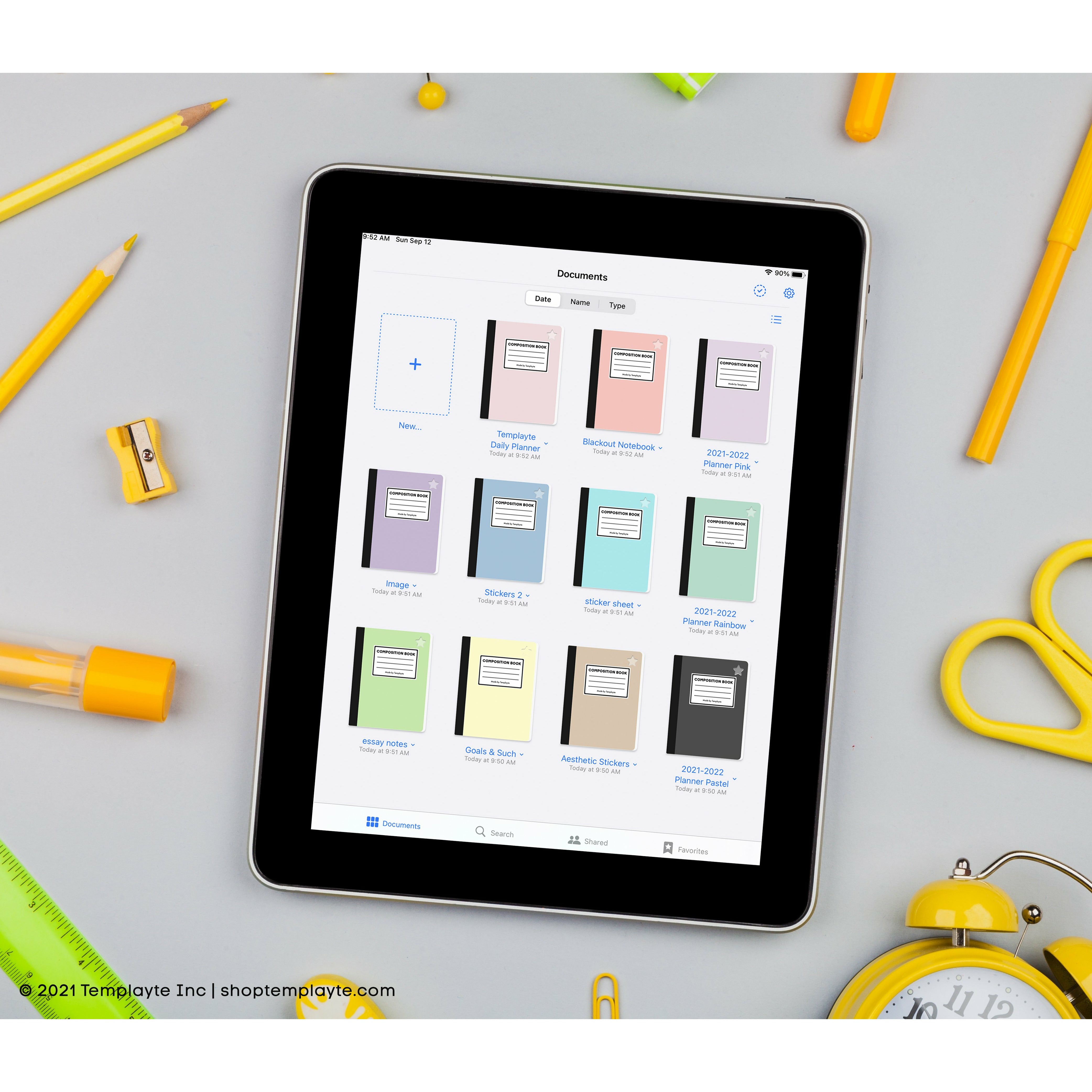 GoodNotes Covers - Solid Pastel Theme
