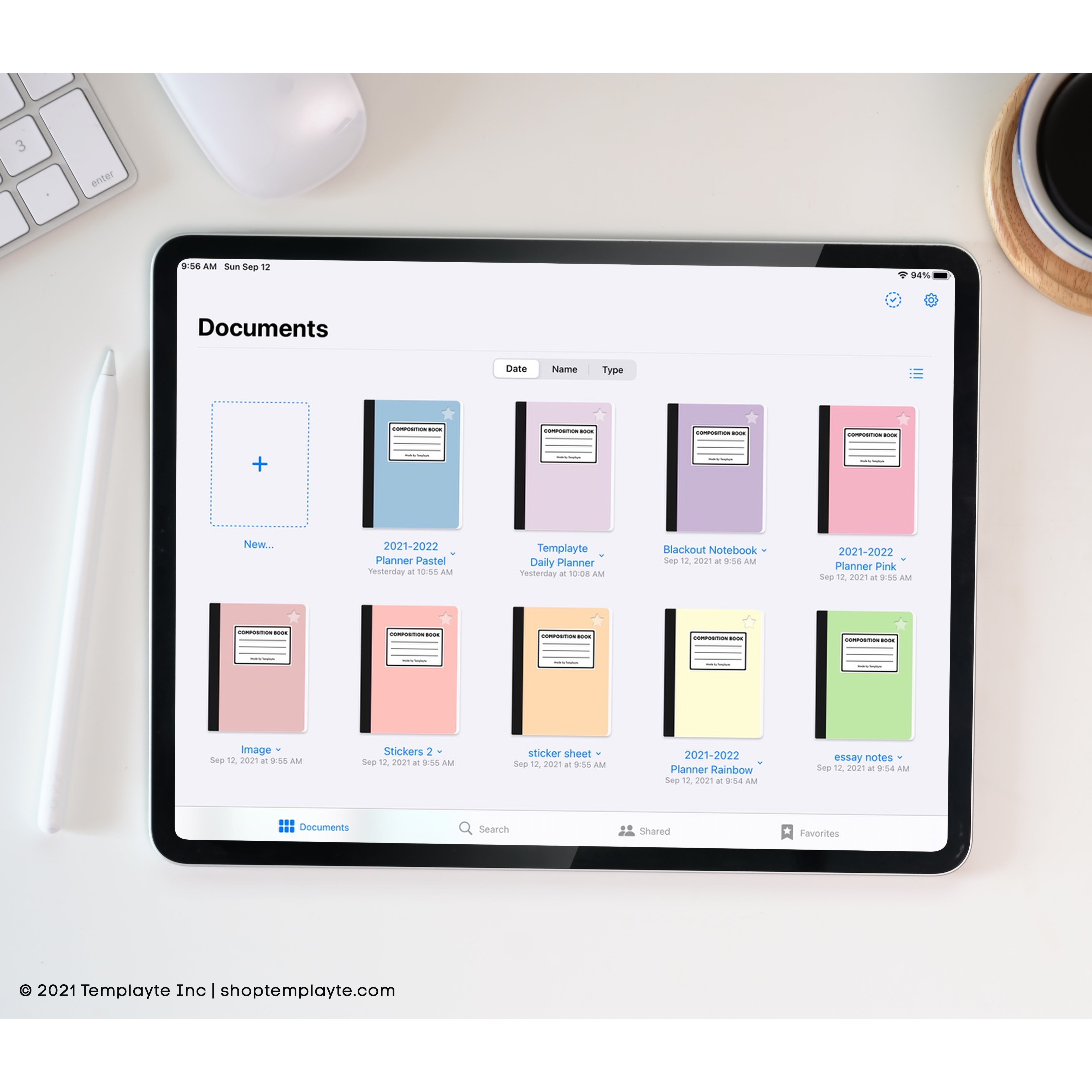 GoodNotes Covers - Solid Pastel Theme