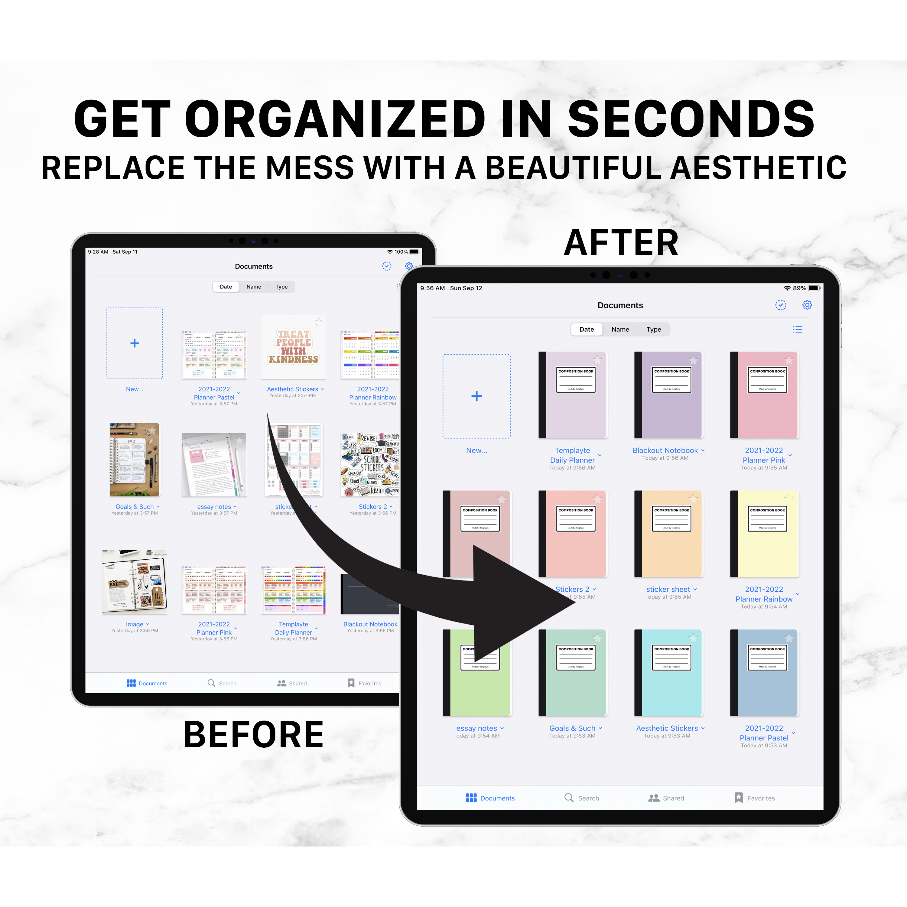 GoodNotes Covers - Solid Pastel Theme