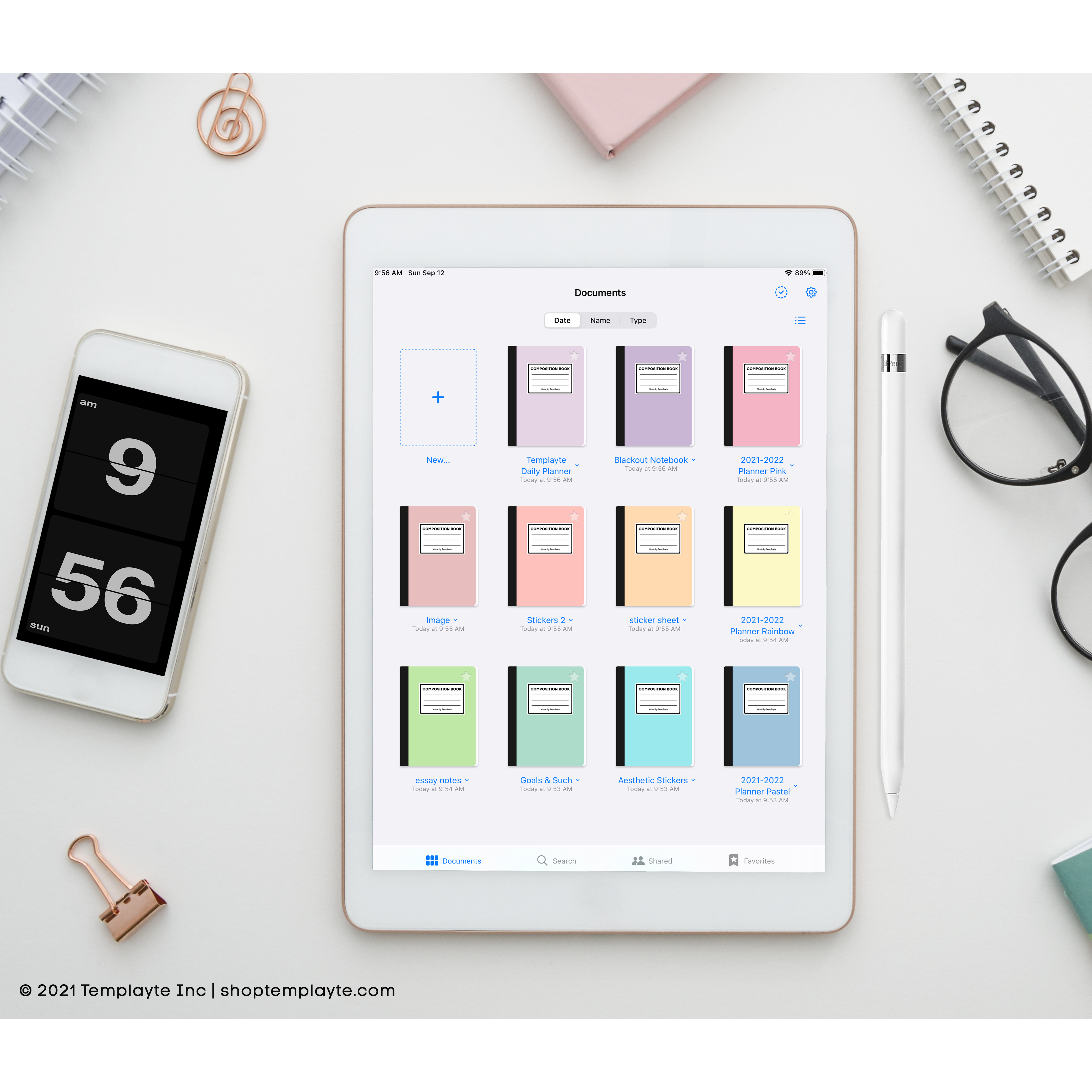 GoodNotes Covers - Solid Pastel Theme